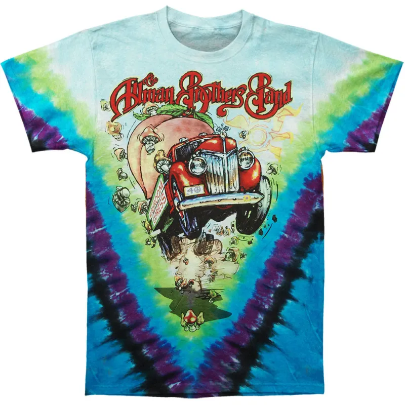 Mushroom Express Tie Dye T-shirt sold by Rockabilia