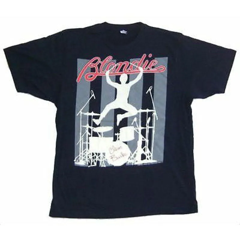 Clem Burke Drums Silhouette T-shirt sold by Rockabilia