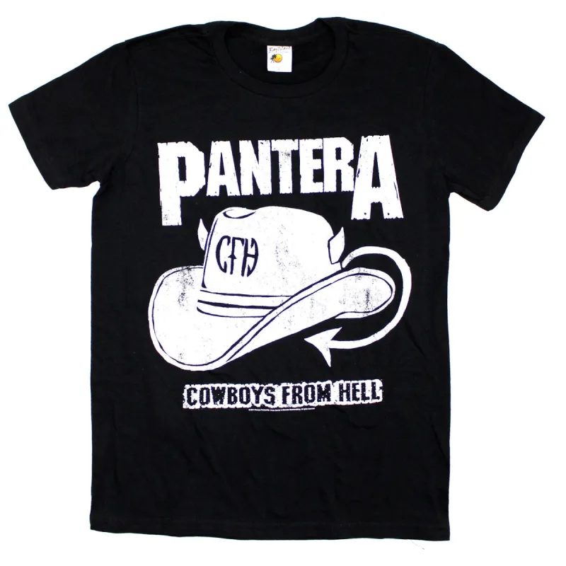 Cowboys From Hell Hat T-shirt sold by Rockabilia
