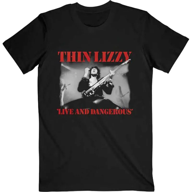 Live & Dangerous T-shirt sold by Rockabilia