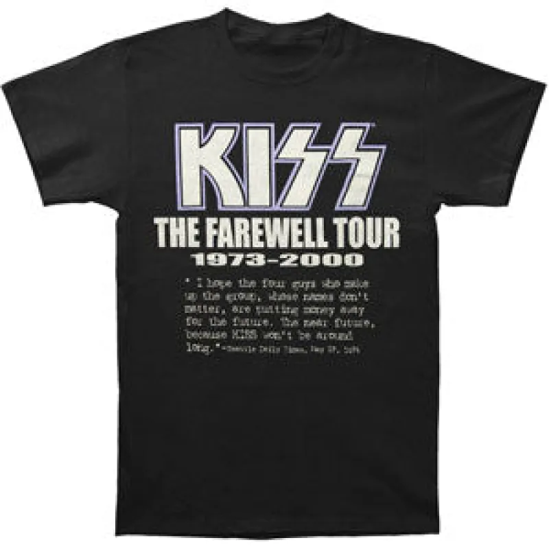 Farewell Tour T-shirt made by Kiss