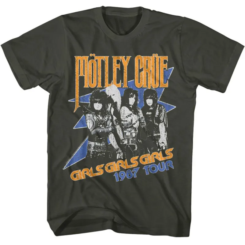 Motley Crue Girls Girls Girls 1987 Tour T-shirt sold by Rockabilia