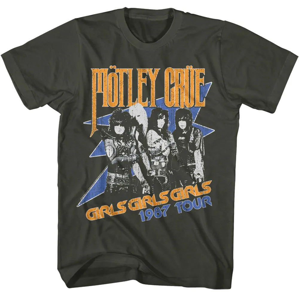 Motley Crue Girls Girls Girls 1987 Tour T-shirt sold by Rockabilia