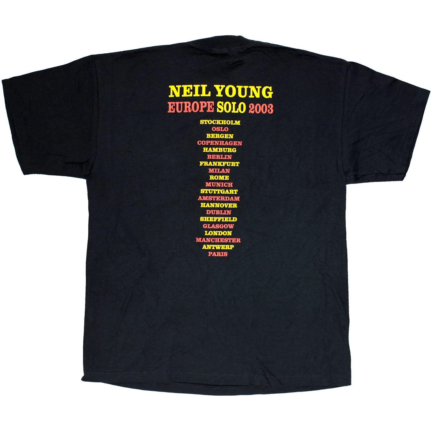 Europe Solo 2003 Tour T-shirt sold by Rockabilia product image thumbnail 2