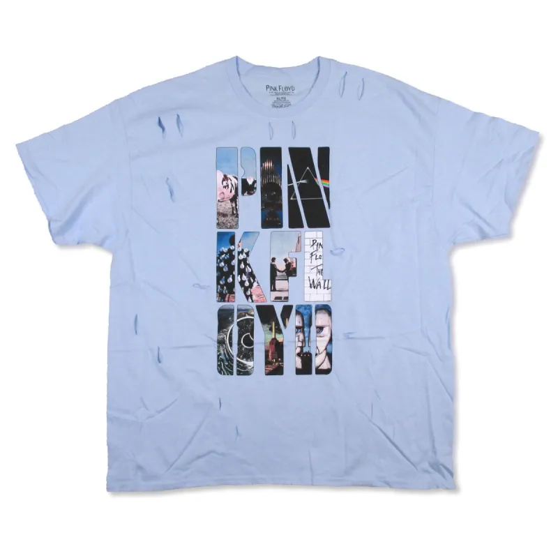 Collage Logo Slashed Distressed T-shirt sold by Rockabilia