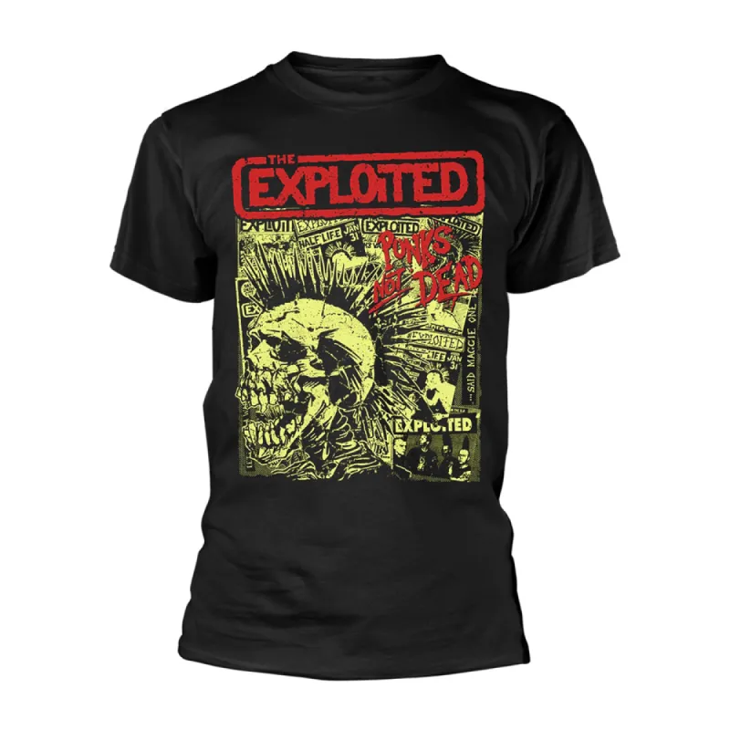 Punks Not Dead (black) T-shirt sold by Rockabilia