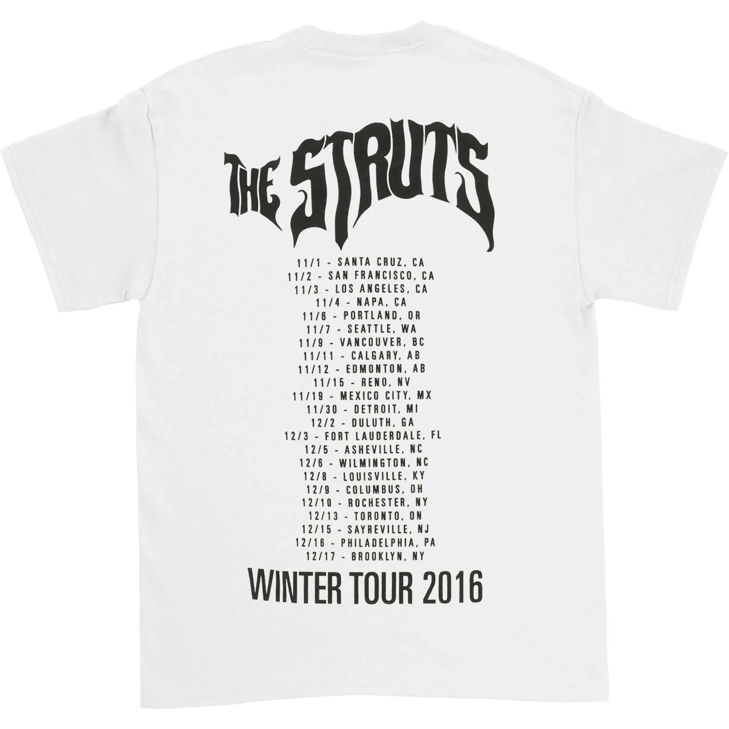 Snake Skin 2016 Tour T-shirt sold by Rockabilia product image thumbnail 2