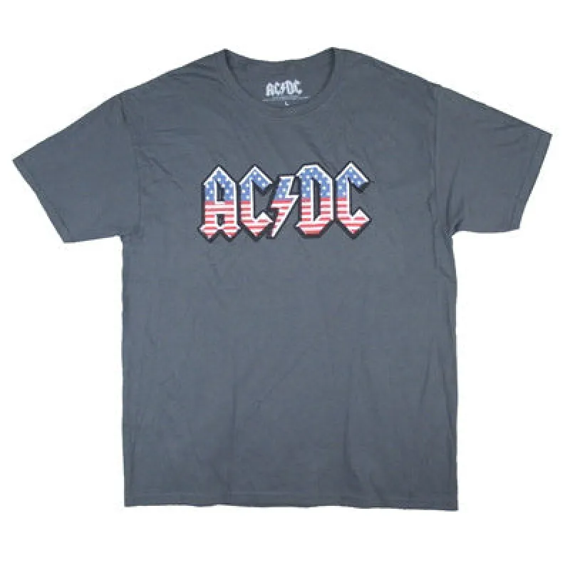 Old Glory on Dark Gray Tee T-shirt sold by Rockabilia