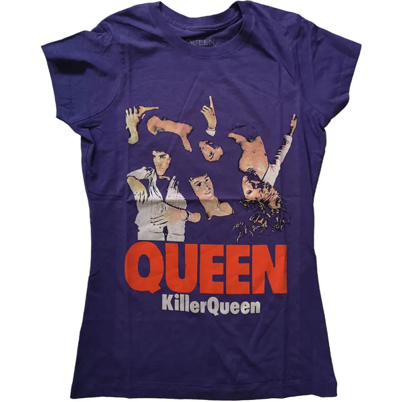 Killer Queen Ladies T-Shirt Junior Top sold by Rockabilia