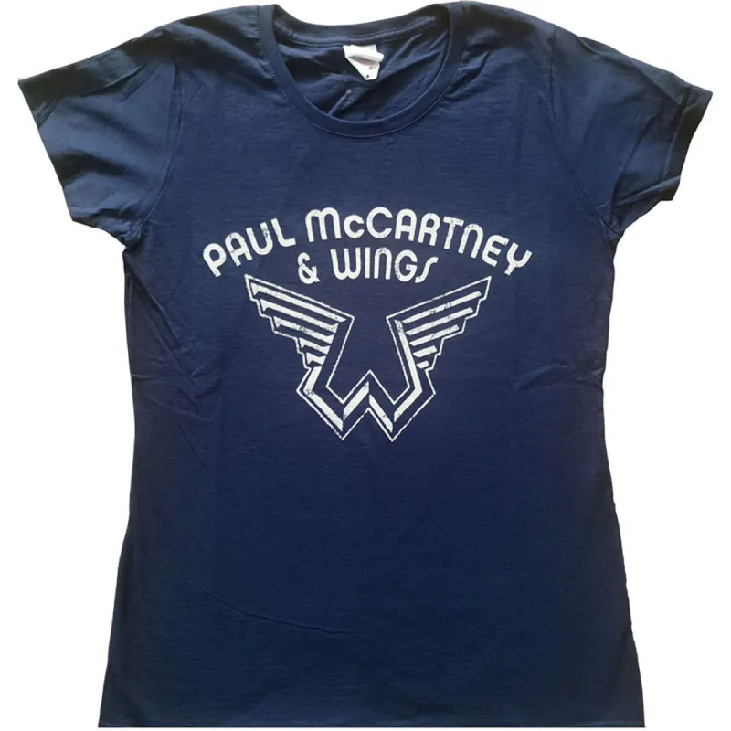 Wings Logo Ladies T-Shirt Junior Top made by Rockabilia