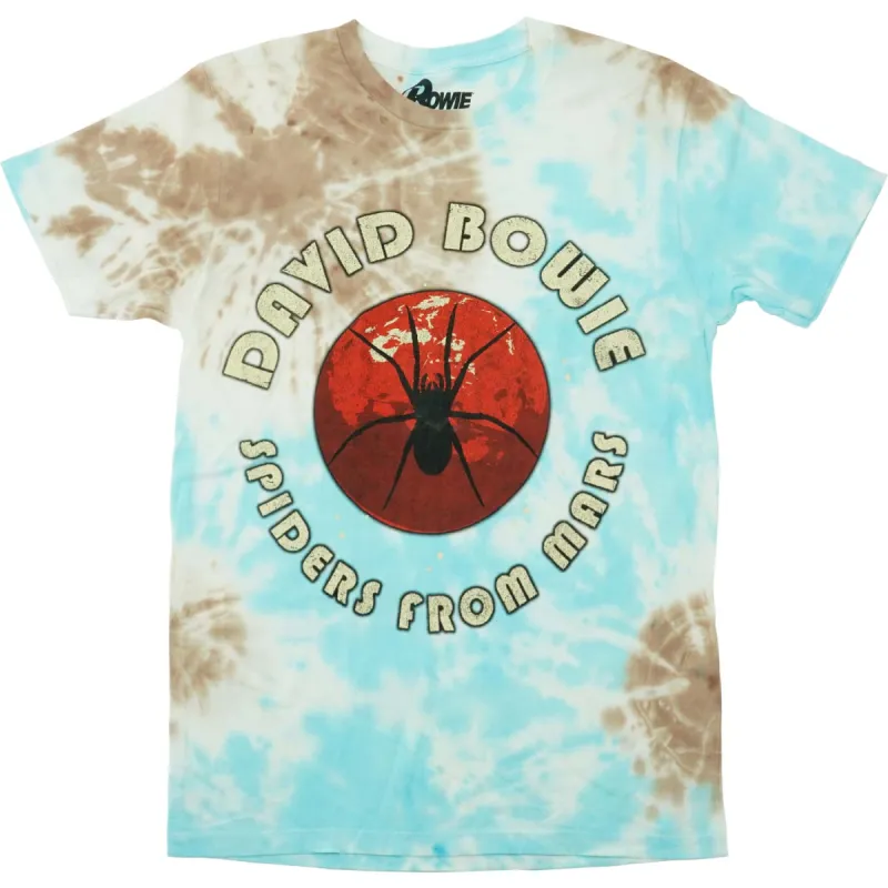 Spiders from Mars Tie Dye T-shirt sold by Rockabilia