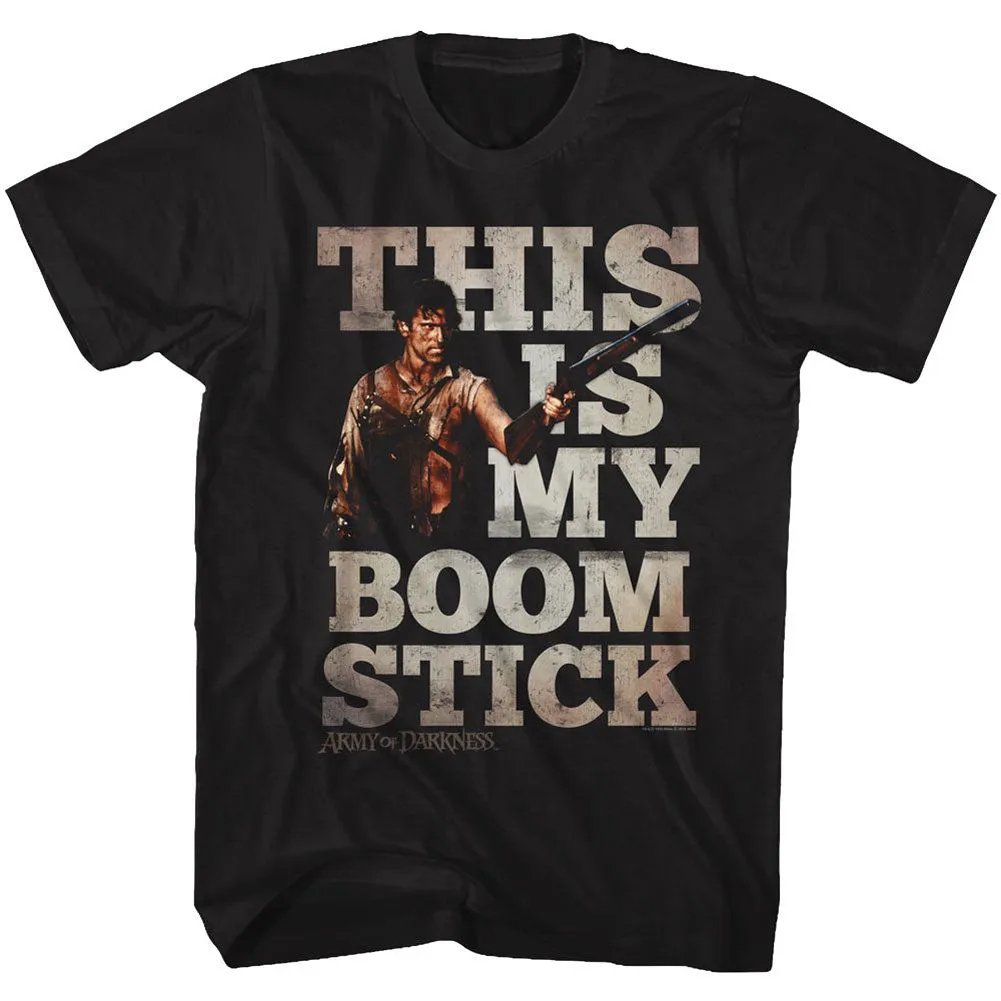 My Boomstick T-shirt sold by Rockabilia