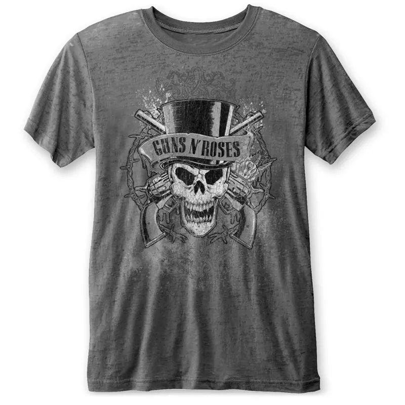 Faded Skull (Burn Out) Vintage T-shirt sold by Rockabilia