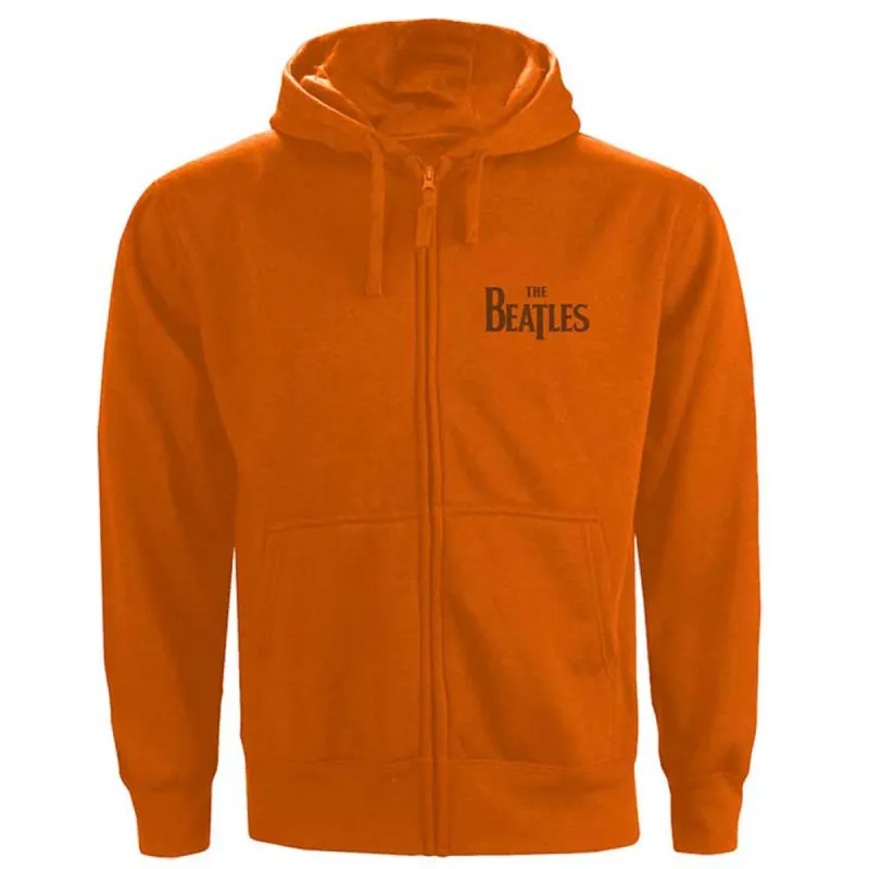 Drop T Logo (Back Print) Zippered Hooded Sweatshirt sold by Rockabilia