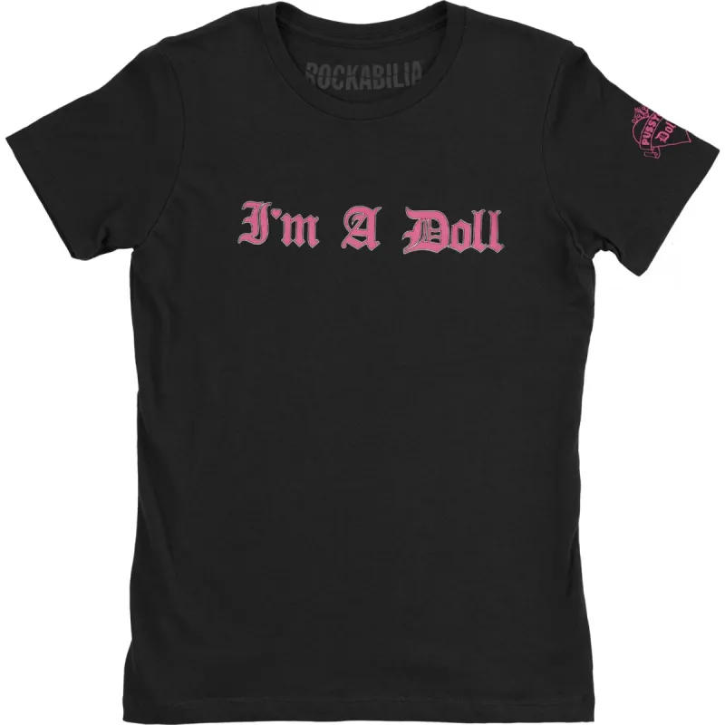 Im A Doll Jr Tee Junior Top sold by Rockabilia