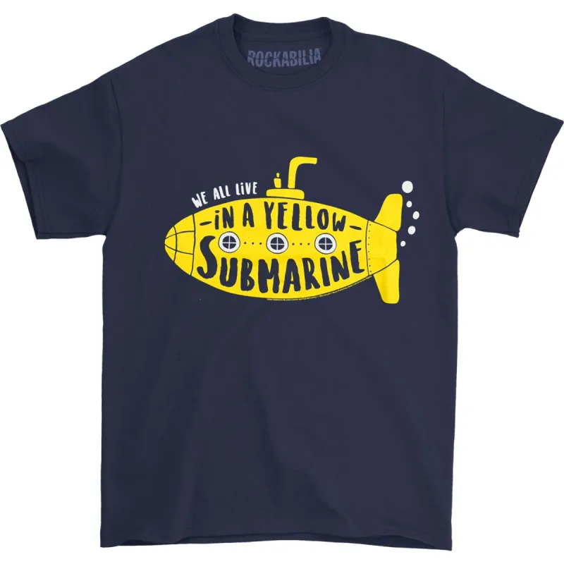 Lyrics By Lennon & McCartney Yellow Submarine T-shirt sold by Rockabilia