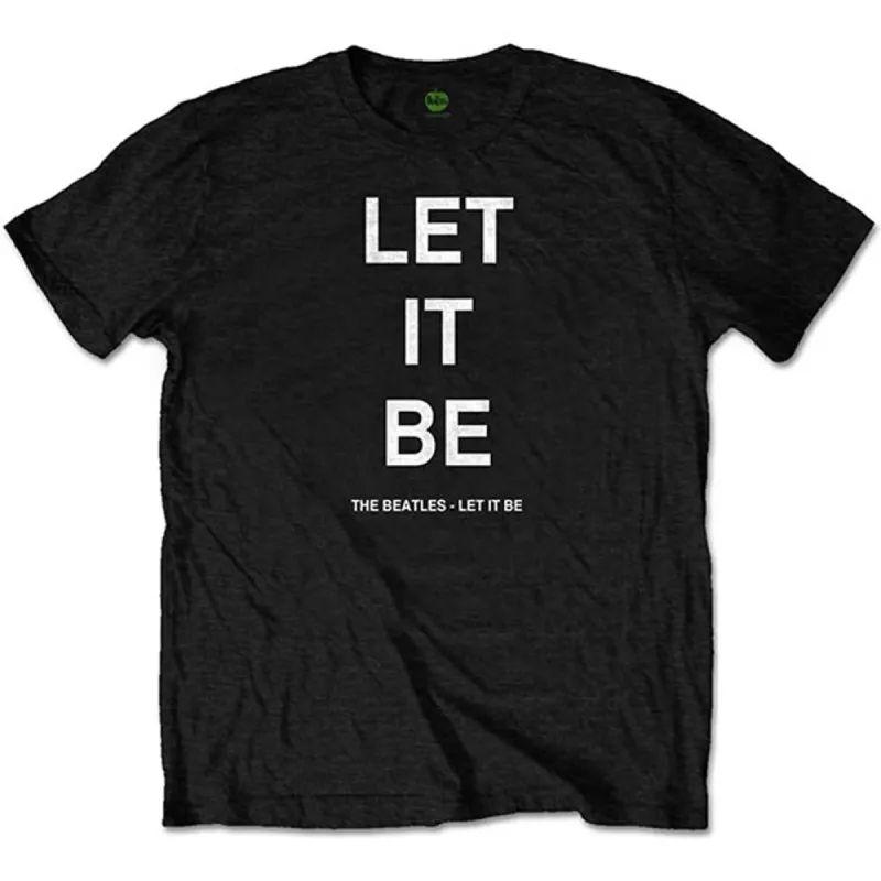 Let It Be (Back Print) Slim Fit T-shirt sold by Rockabilia