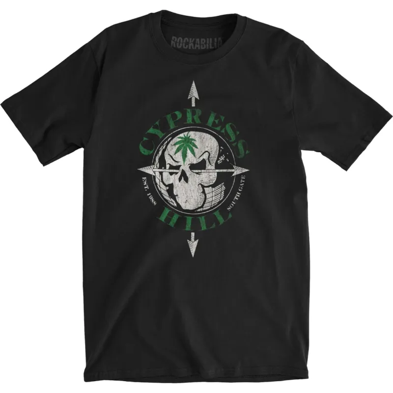 Vintage Skull Slim Fit T-shirt sold by Rockabilia