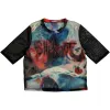 Face & Logo Ladies Mesh Crop Top Junior Top sold by Rockabilia