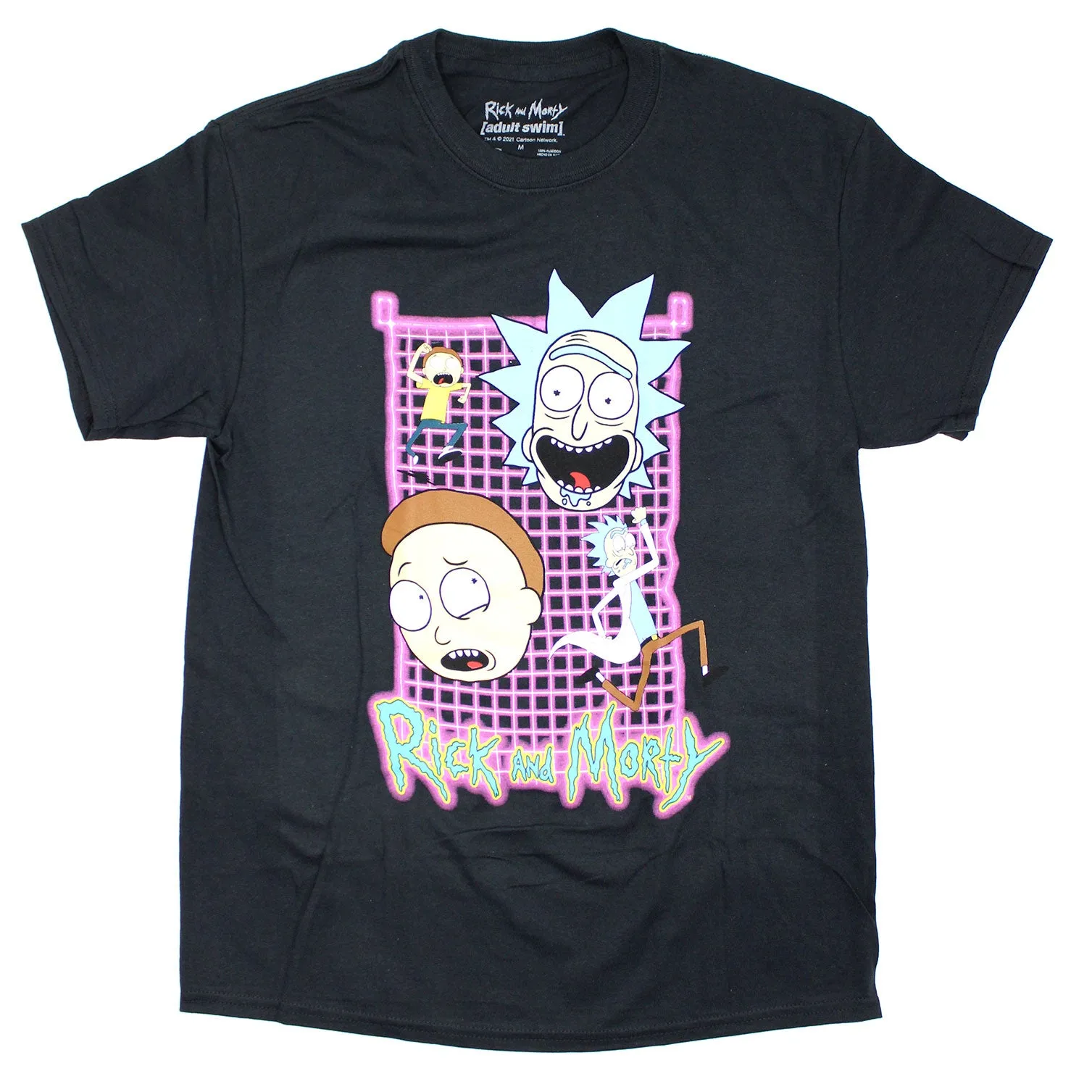 Neon Squares Tee T-shirt sold by Rockabilia