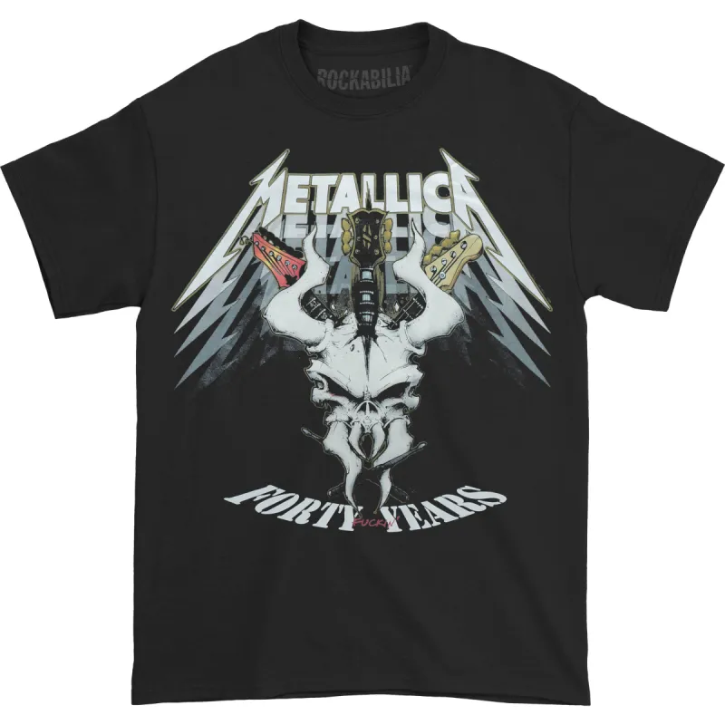 40th Anniversary Forty Years (Back Print) Slim Fit T-shirt sold by Rockabilia