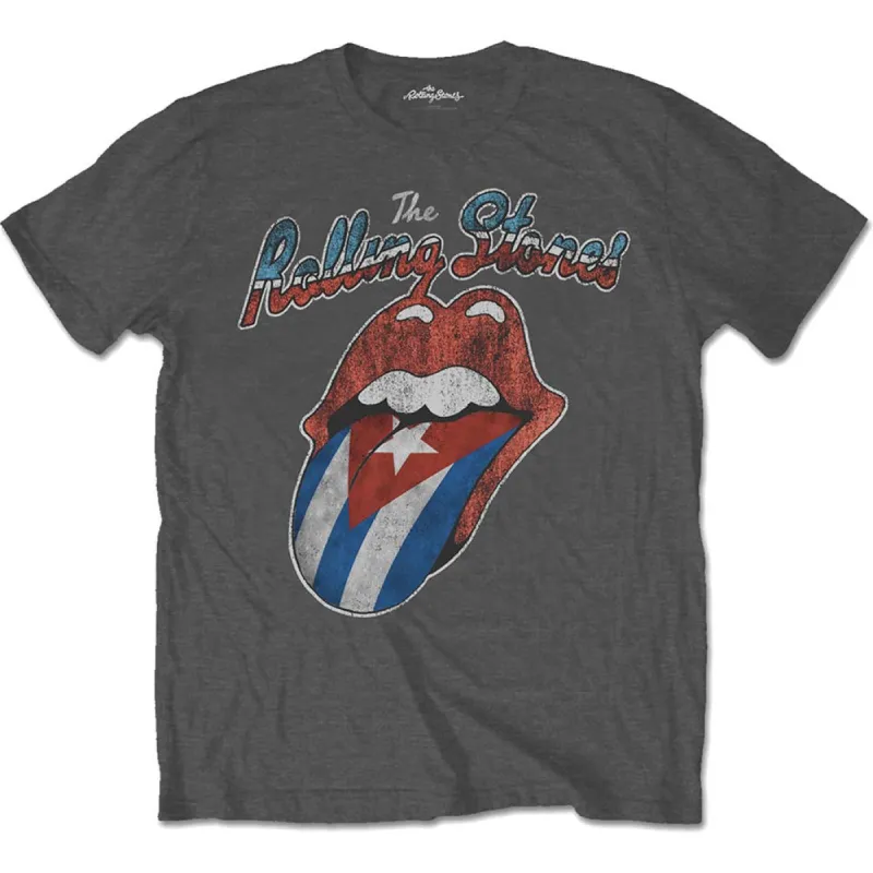Rocks Off Cuba Slim Fit T-shirt sold by Rockabilia
