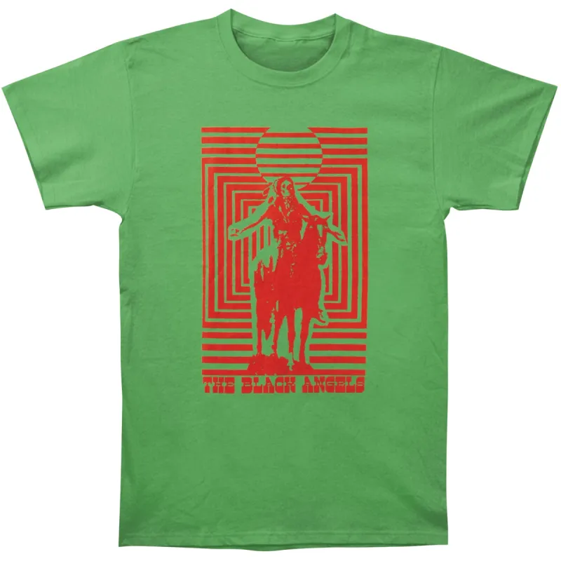 Horse Rider Green Slim Fit T-shirt made by Rockabilia