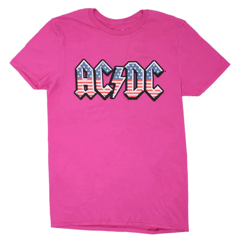 Old Glory Logo (Hot Pink) T-shirt sold by Rockabilia