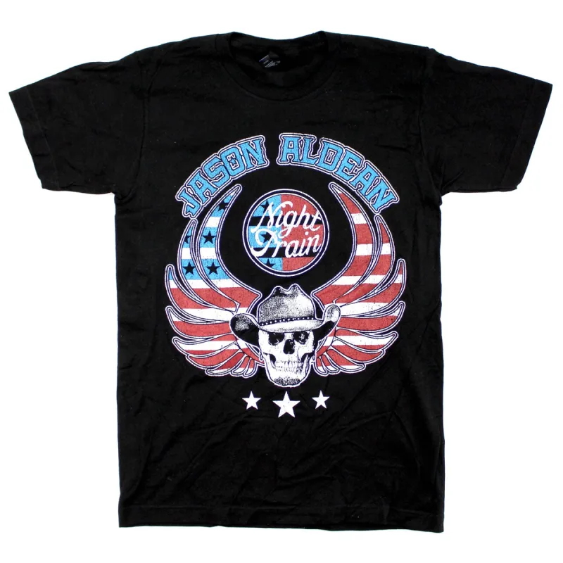 Patriotic Skull Tee T-shirt sold by Rockabilia