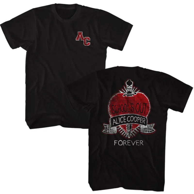Alice Cooper Schools Out Varsity T-shirt sold by Rockabilia