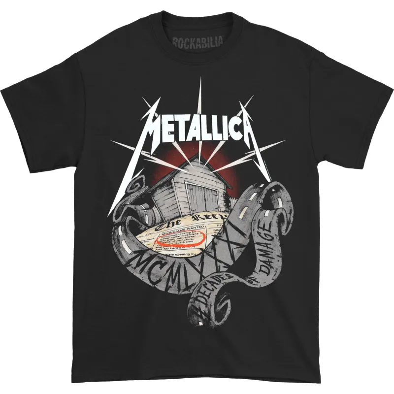 40th Anniversary Garage (Back Print) Slim Fit T-shirt sold by Rockabilia