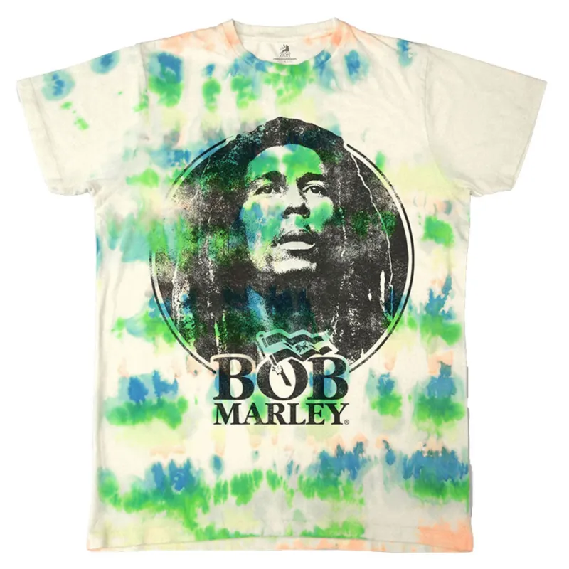 Black & White Logo (Dip-Dye) Tie Dye T-shirt sold by Rockabilia