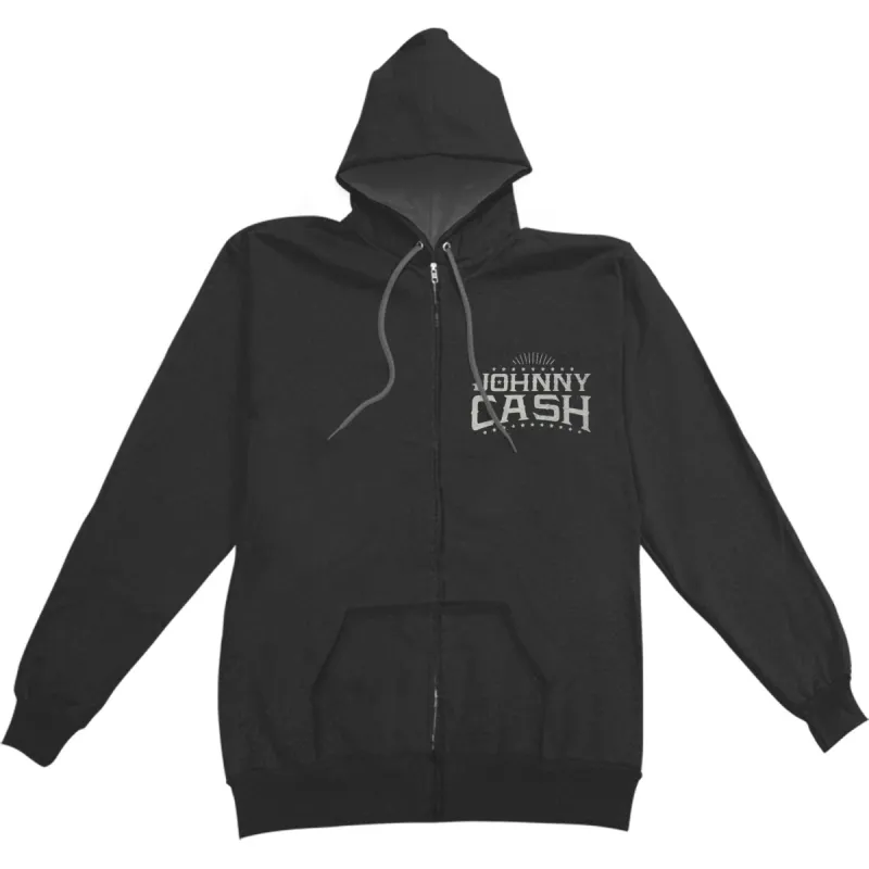 Pocket Logo Zippered Hooded Sweatshirt sold by Rockabilia