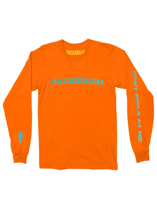 Orange Don't Smile Long Sleeve sold by Rockabilia