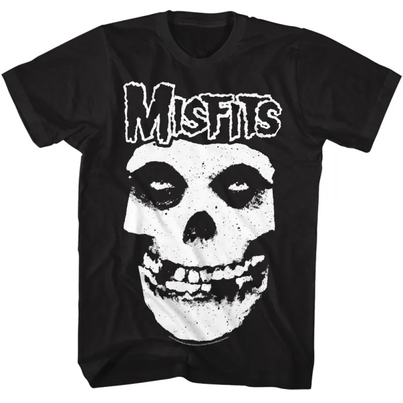 Misfits Logo Outline Skull T-shirt sold by Rockabilia