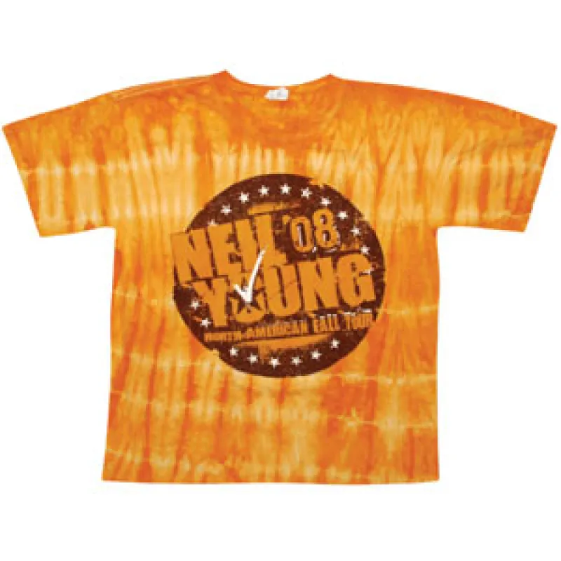 North American 08 Fall Tour Tie Dye T-shirt sold by Rockabilia