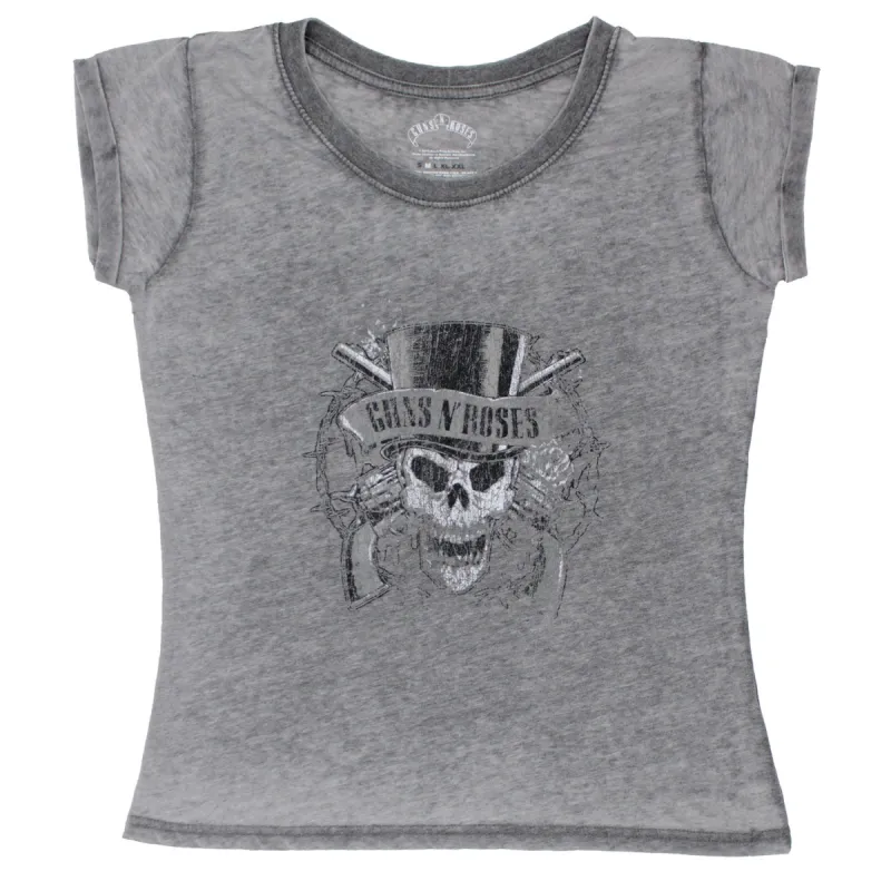 Faded Skull Junior Top sold by Rockabilia