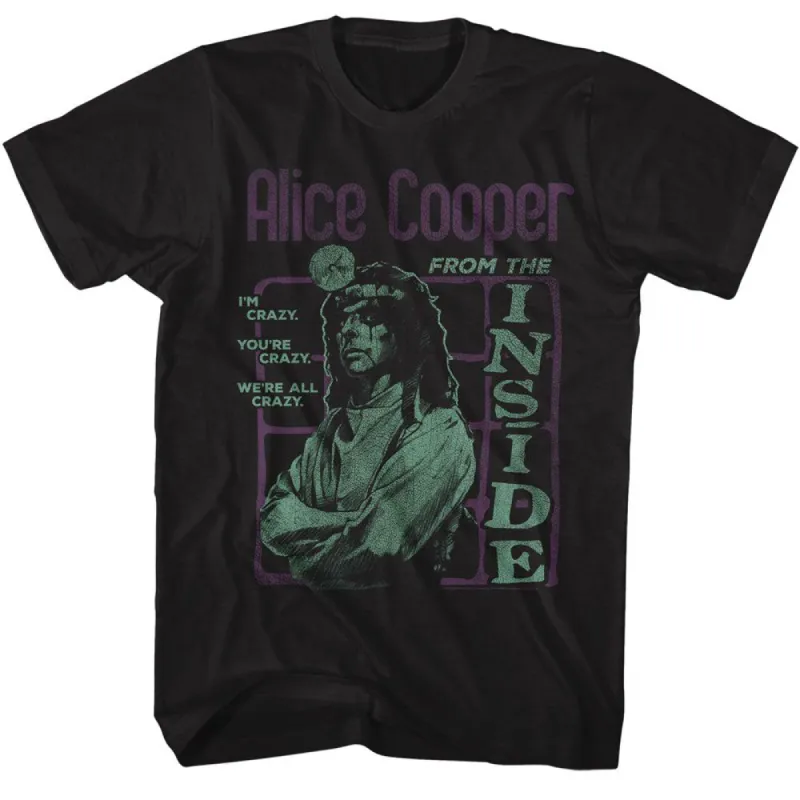 Alice Cooper From The Inside T-shirt sold by Rockabilia