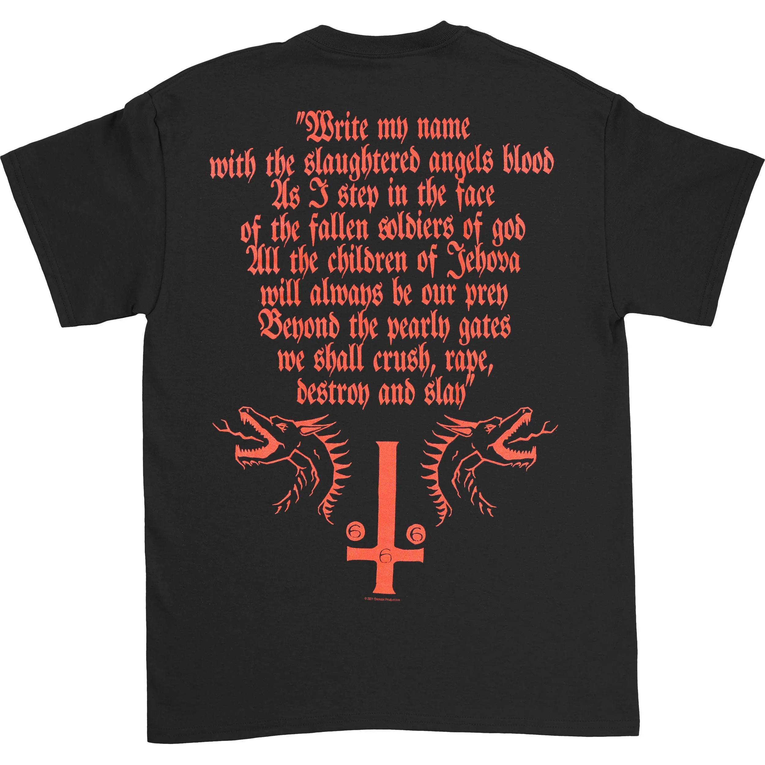 Demon With Wings T-shirt sold by Rockabilia product image thumbnail 2
