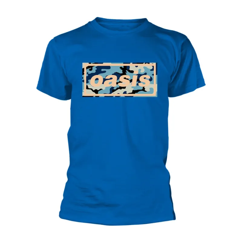 Camo Logo (royal) T-shirt sold by Rockabilia
