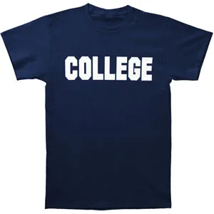 College T-shirt sold by Rockabilia