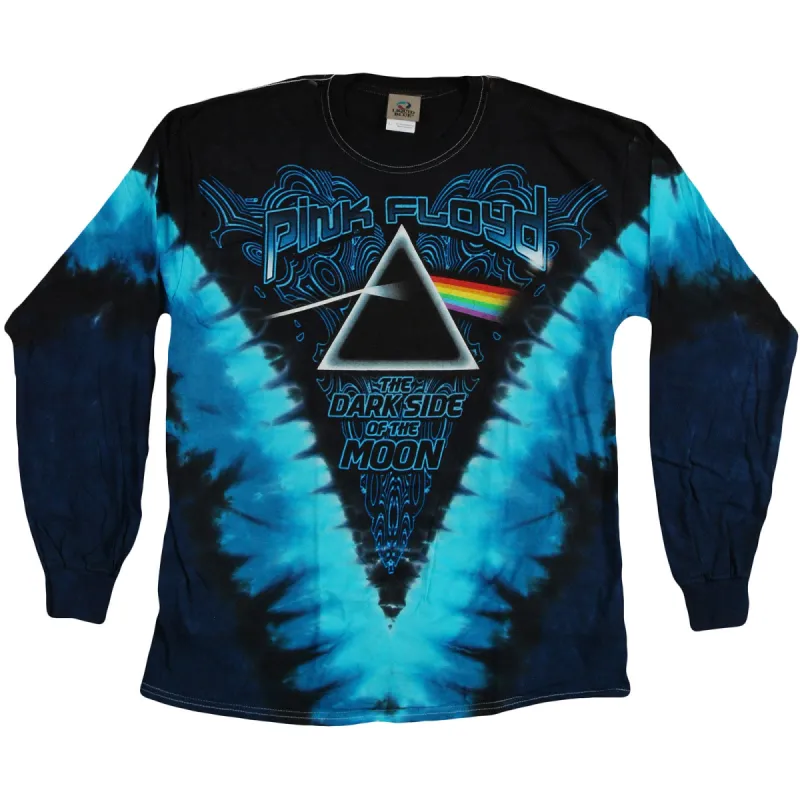 Dark Side Of The Moon Tie Dye Long Sleeve sold by Rockabilia