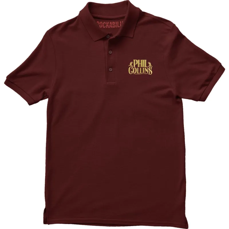 Embroidered Text Lightweight Polo Polo Shirt sold by Rockabilia