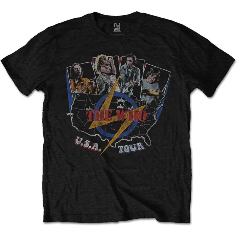 USA Tour Vintage Slim Fit T-shirt sold by Rockabilia