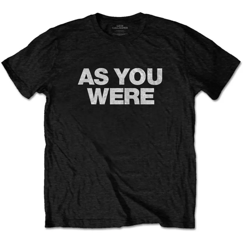 As You Were Slim Fit T-shirt sold by Rockabilia