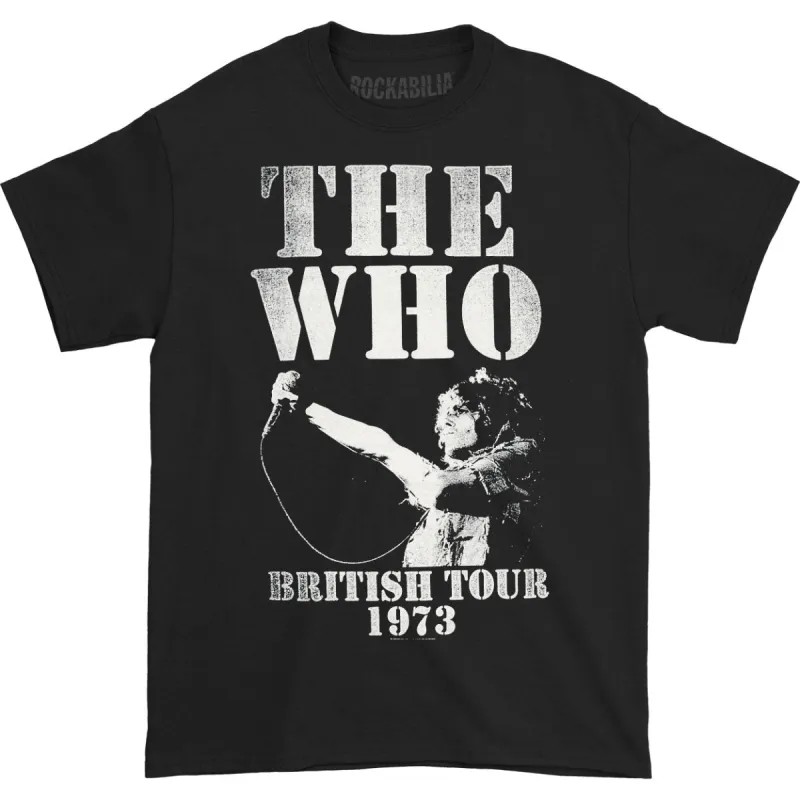 British Tour 1973 T-shirt sold by Rockabilia
