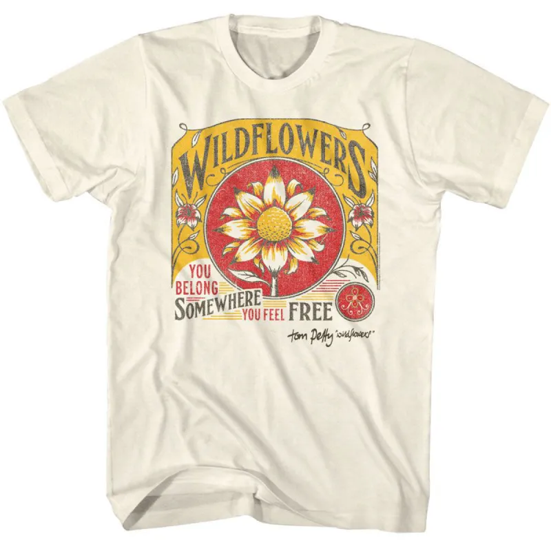 Tom Petty Wildflowers T-shirt sold by Rockabilia