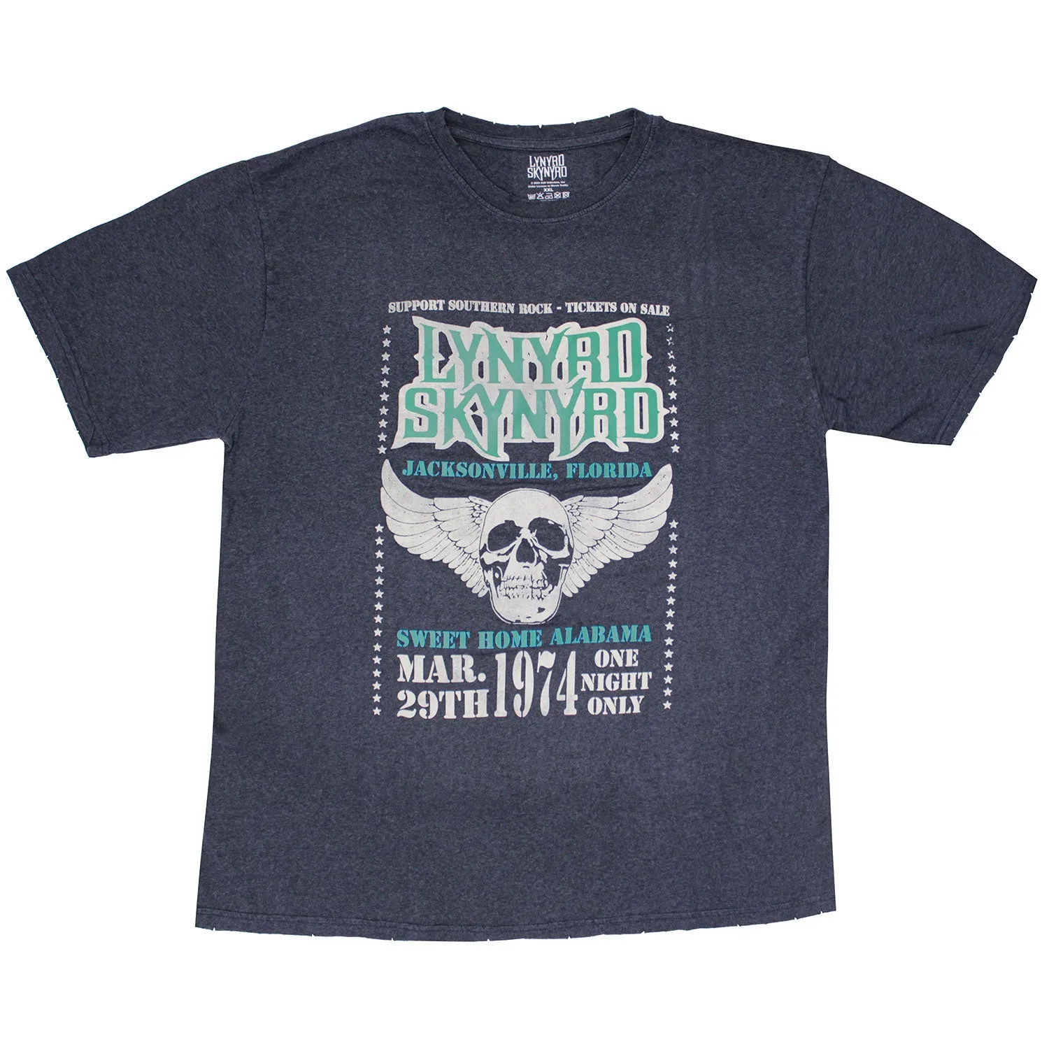 Winged Skull T-shirt sold by Rockabilia