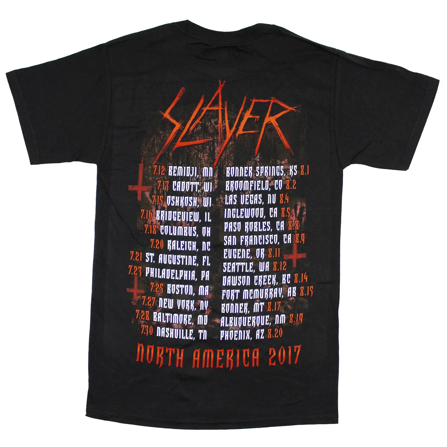 Baphomet 2018 World Tour Tee T-shirt sold by Rockabilia product image thumbnail 2