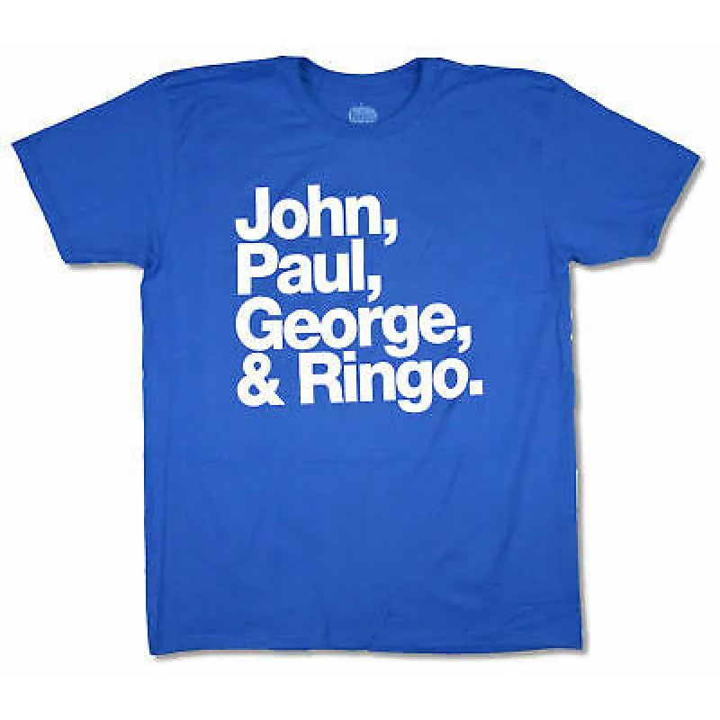 John Paul George Ringo T-shirt made by The Beatles